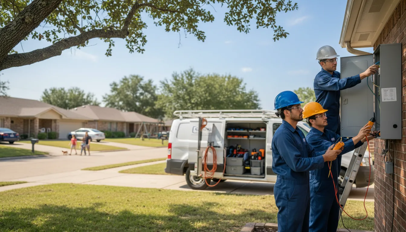 Certified electrician providing emergency electrical services in Gaithersburg, MD